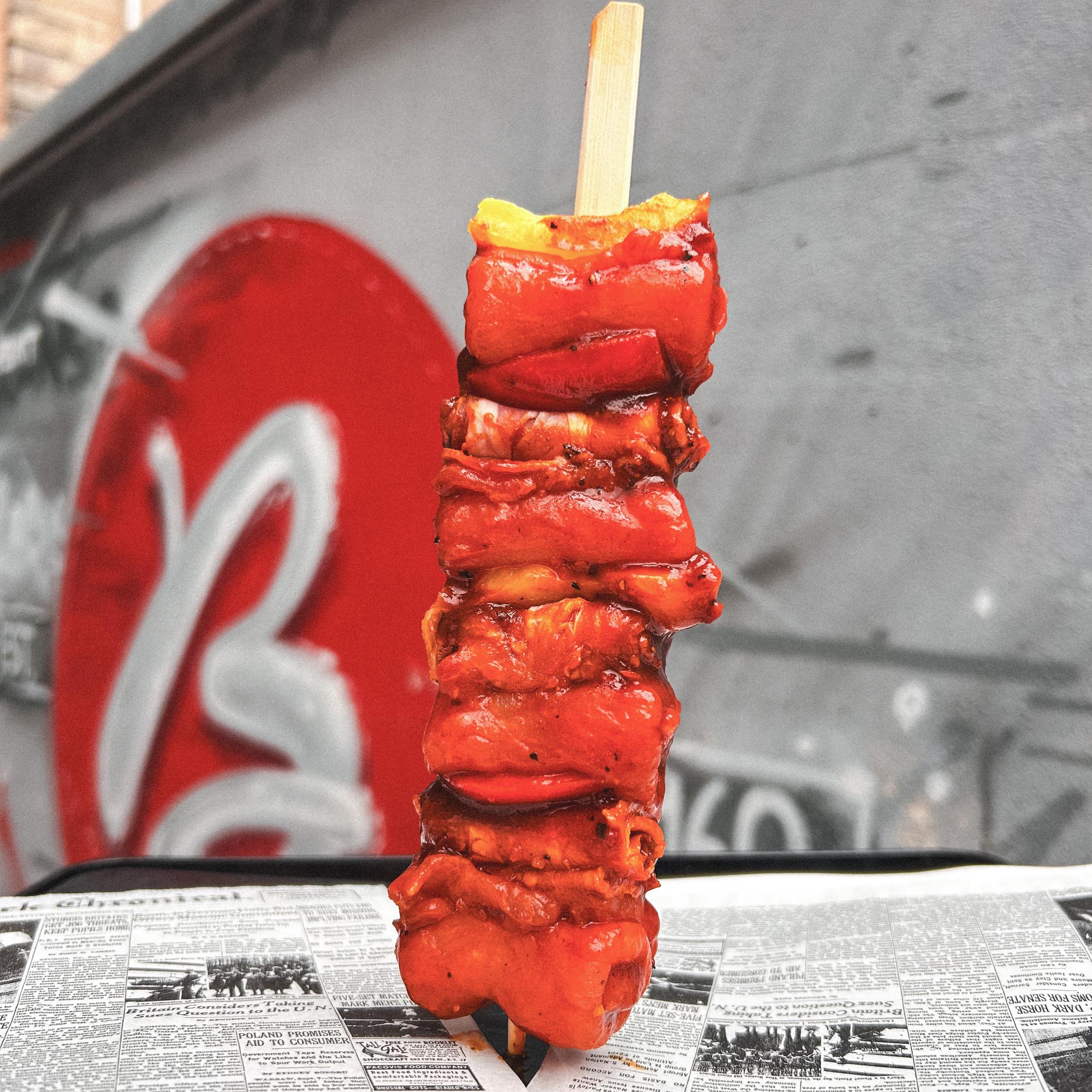 Ungarsicher Fleischspieß